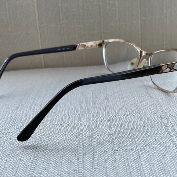 Liz Claiborne Women Eyeglasses Frame Brown Tone Metal Frame Glasses L624 ORF4 - Picture 8 of 12